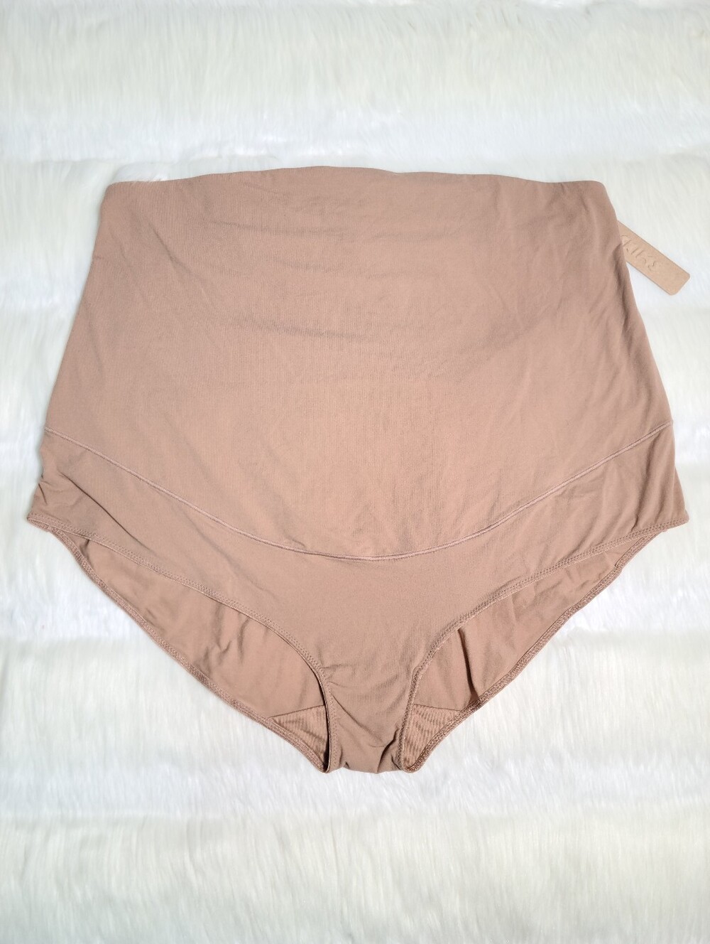 SKIMS Maternity Fits Everybody Banded Waisted Brief Tan Sienna 4X NEW